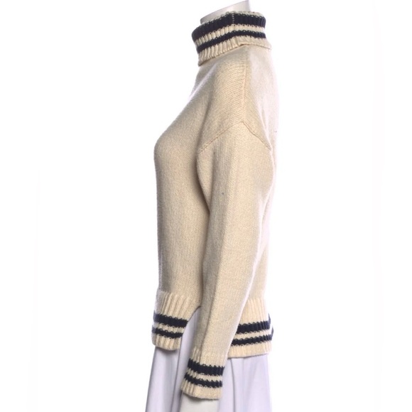 Roller Rabbit cable-knit chunky cotton-blend turtleneck sweater, size M - Picture 6 of 8